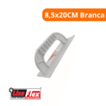 Desempenadeira PVC Grafiato 8,5X20CM Branca - Lixaflex - Imagem 2