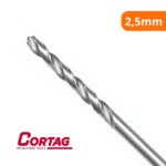 Broca Aço Rápido 2,5mm 61911 - Cortag - Imagem 2