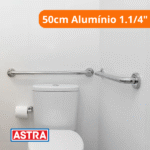Barra Apoio 50cm Alumínio 1.1/4
