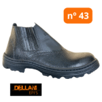 Bota De Segurança Preta Simples Nº43 - Dellani - Imagem 2