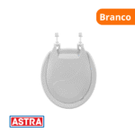 Assento Sanitário Oval Popular Branco - Astra - Imagem 2