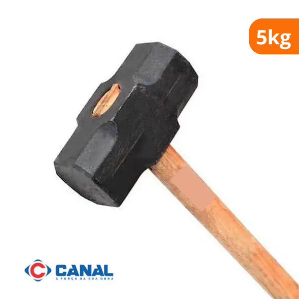 15354372633-marreta-fundida-5kg-canal-campinas.png Marreta Fundida 5kg - Canal - Imagem 2