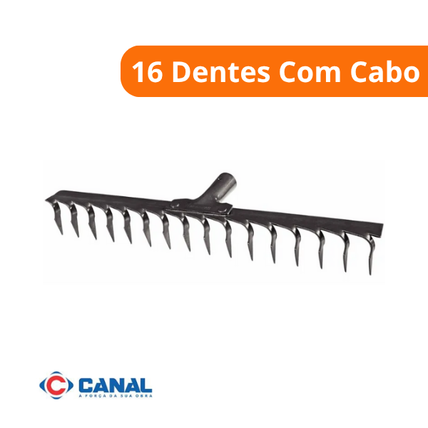 15354392232-ancinho-16-dentes-com-cabo-canal-itu.png Ancinho 16 Dentes Com Cabo - Canal - Imagem 2