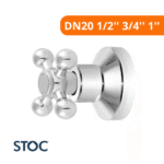 Acabamento Para Registro DN20 1/2'' 3/4'' 1'' Padrão de Estria C33 - Stoc - Imagem 2