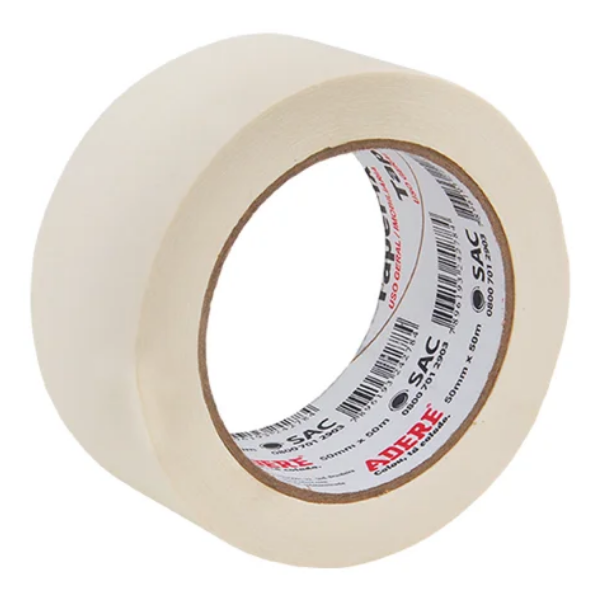 15355584752-fita-crepe-tapefix-48x50mm-adere-jundiai.png Fita Crepe Tapefix 48x50mm - Adere - Imagem 1