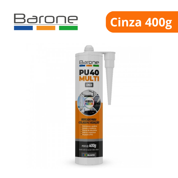 15355598323-cola-pro-pu-40-cinza-400g-barone-campinas.png Cola Pro PU 40 Cinza 400g - Barone - Imagem 2