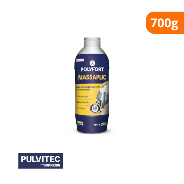 15355765589-cola-azulejo-massaplic-700g-pulvitec-itu.png Cola Azulejo Massaplic 700g - Pulvitec - Imagem 2