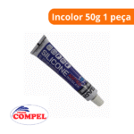 Cola Silicone Bond Bisnaga Incolor 50g 1 peça - Garin
