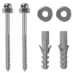 Kit Para Bacia Parafuso Latão De Fixação Bucha 12 - Stoc