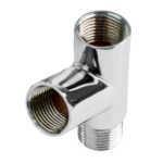 Junção Y Filtro 1/2 Latão Cromado - Metais Rei