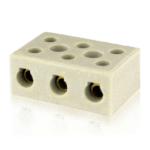 Conector De Porcelana 3 Polos 16mm - Foxlux