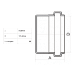 Cap Esgoto DN 100mm SN - Fortlev - Imagem 3