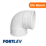 Joelho 90° Esgoto SN DN 40mm - Fortlev