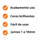 Rejunte Rejuntalite Colorido Cinza Ferro 1kg - Kerakoll