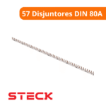 Barramento Mono Para 57 Disjuntores DIN 80A - Steck - Imagem 2