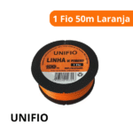 Linha Para Pedreiro 1 Fio 50m Laranja - Unifio - Imagem 2