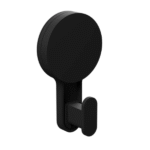 Gancho Com Adesivo Preto Fosco - Astra