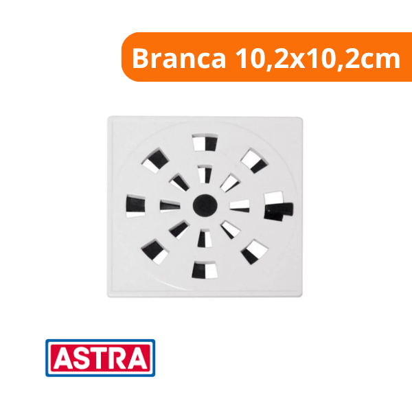 15359375739-grelha-rotativa-quadrada-branca-10-2x10-2cm-astra-itu.png Grelha Rotativa Quadrada Branca 10,2x10,2cm - Astra - Imagem 2