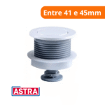 Botão de Acionamento Superior Simples Branco Para Louças Entre 41 e 45mm - Astra - Imagem 2