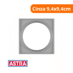 Porta-Grelha Quadrada Cinza 9,4x9,4cm - Astra - Imagem 2