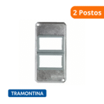 Tampa 1 - 2 Postos Horizontal Liz / Lux Sem Pintura - Tramontina - Imagem 2