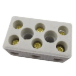 Conector Porcelana 3 Polos / 16 mm (Unidade) - Thompson