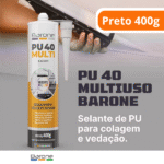 Cola Pro PU 40 Preto 400g - Barone - Imagem 2