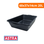 Caixa para Massa Preta 60x37x14cm 20L - Astra - Imagem 2