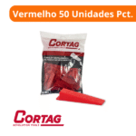 Cunha Para Nivelamento De Pisos E Revestimentos Vermelho (Pacote Com 50 Unidades) - Cortag - Imagem 2