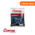 Espaçador Nivelador Slim 1,0mm Azul (Pacote Com 100 unidades) - Cortag