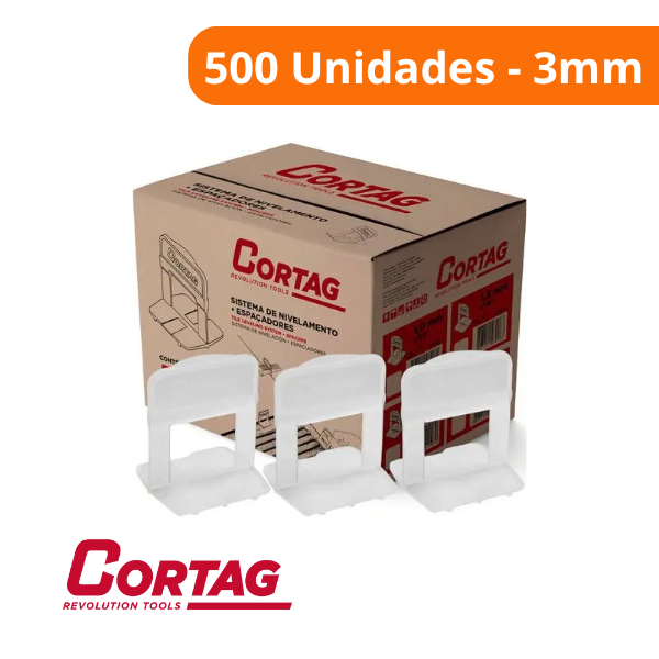 Espaçador Nivelador 3,0mm (Caixa Com 500 Unidades) - Cortag - Imagem 2