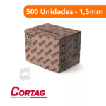 Espaçador Nivelador 1,5 mm (Pacote com 500 Unidades) - Cortag - Imagem 2