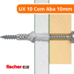Bucha UX10 Com Aba 10mm - Fischer - Imagem 2