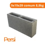 Bloco De Concreto Comum 9x19x39cm 8,8kg - Pemacon - Imagem 2