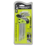 Jogo De Chaves Torx Esfera Com 9 Peças - Prescott - Imagem 3