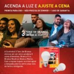 Lâmpada Inteligente Controled 3 Tons Branco 9W Ourolux - Imagem 2