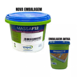 Massa de Calafetar Madeira F-12 400G Mogno - Viapol - Imagem 3