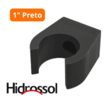 Abraçadeira Para Eletroduto PVC Resina Preto Fixa Tubo 1