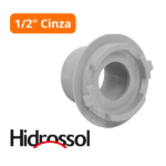 Adaptador Para Eletroduto PVC Resina Cinza Externo 1/2