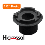 Adaptador Para Eletroduto PVC Resina Preto Externo 1/2