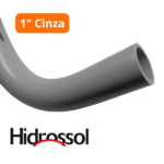 Curva 90 Para Eletroduto PVC Soldável Cinza 1'' - Hidrossol - Imagem 2