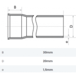 Tubo Soldável Cano PVC 20mm 6m Fortlev - Imagem 3