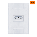 1 Tomada 10A Simples 250v 4x2 - Jangada Romazi - Imagem 2