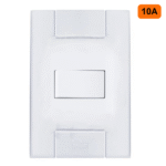 Interruptor 1 TEC Simples 10A 4X2 - Jangada Romazi - Imagem 2