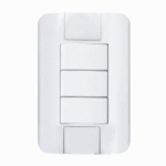 Interruptor 3 TEC simples 10A 4X2 - Jangada Romazi