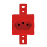 1 Tomada 20A Vermelho Para Condulete - Dunas Romazi