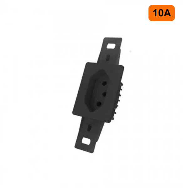 15294112311-1-tomada-10a-preta-para-condulete-dunas-campinas-2.png 1 Tomada 10A Preta Para Condulete - Dunas Romazi - Imagem 2