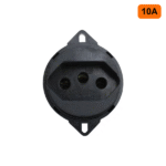 1 Tomada Para Piso 10A Preta Romazi - Imagem 2