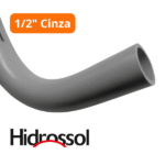 Curva 90 Para Eletroduto PVC Soldável Cinza 1/2'' - Hidrossol - Imagem 2