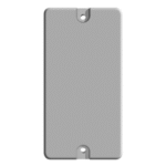 Espelho Tampa Cega 4X2 Para Eletroduto PVC Resina Cinza - Hidrossol